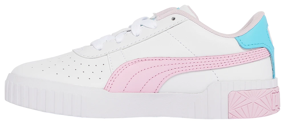 PUMA Girls Cali Sketch - Girls' Preschool Shoes White/Pink