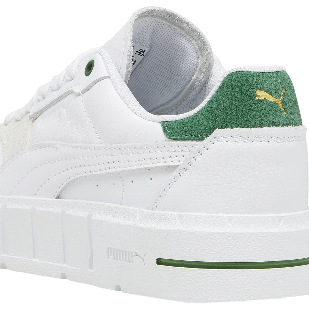 PUMA Womens Cali Court - Shoes White/Green