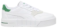 Puma Girls Cali Court Match - Girls' Preschool Shoes White/Archive Green