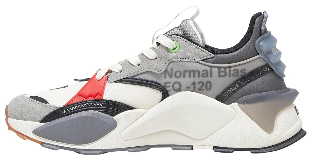 PUMA Mens RS-XL Cassette Tape - Running Shoes Cool Dark Grey/Black/Frosted Ivory