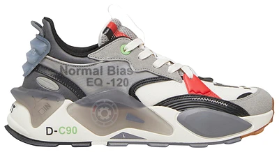 PUMA Mens RS-XL Cassette Tape - Running Shoes Cool Dark Grey/Black/Frosted Ivory