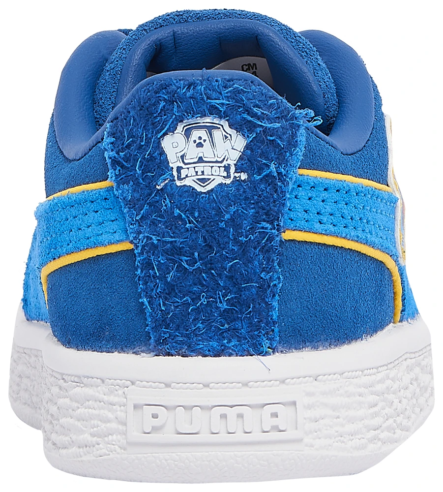 PUMA Girls Suede Paw Patrol Chase AC - Girls' Toddler Shoes Clyde Royal/Racing Blue/Pele Yellow
