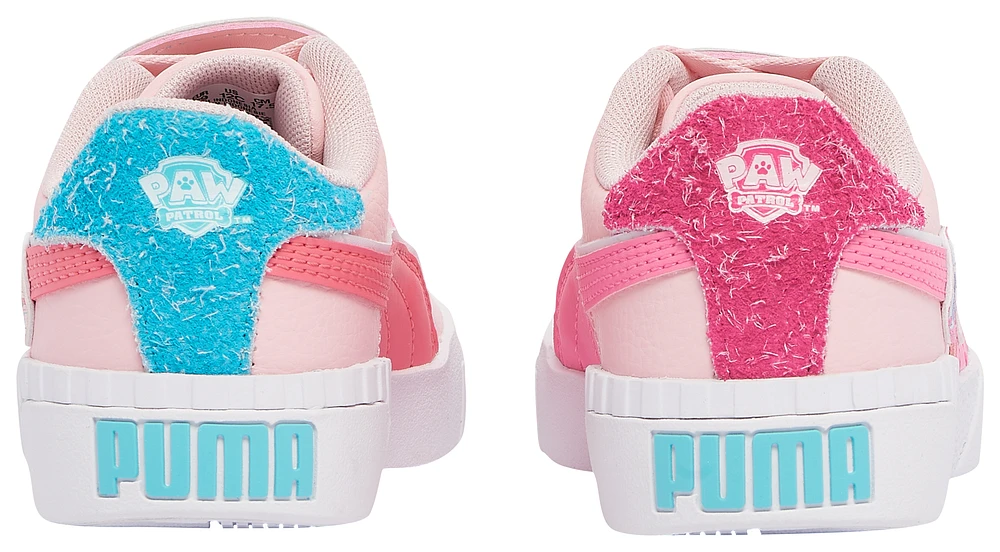 PUMA Girls Cali Paw Patrol - Girls' Preschool Shoes Pink Dogwood/Loveable Team Aqua