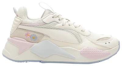 PUMA Girls RS-X Embroidered - Girls' Grade School Running Shoes Eggnog/Winsome Orchid/Brunnera Blue