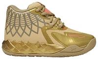 PUMA Boys Lamelo Ball MB.01 - Boys' Preschool Basketball Shoes Gold/Gold