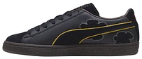 PUMA Mens Suede Teach - Running Shoes Black/Yellow/Red