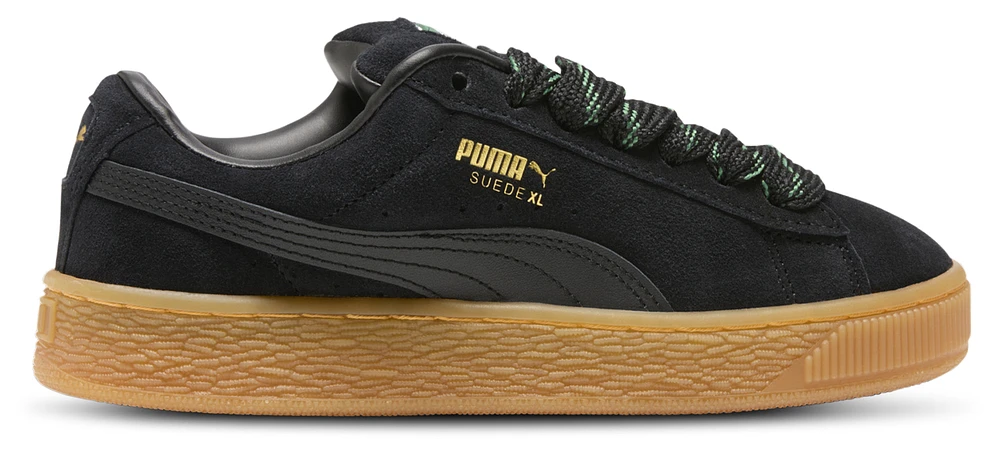 PUMA Boys Suede XL Skate - Boys' Grade School Basketball Shoes Black/Brown