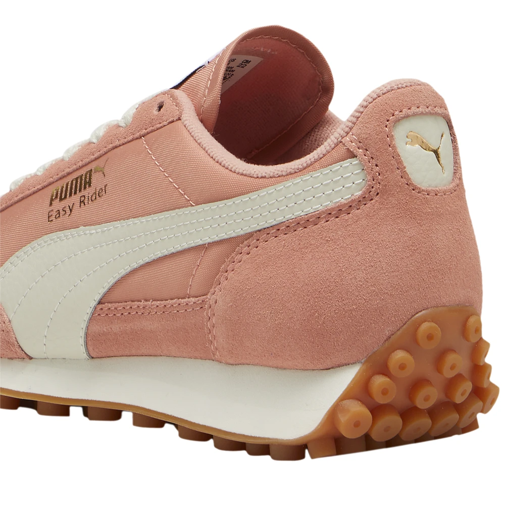 PUMA Girls Easy Rider Vintage - Girls' Grade School Running Shoes Pink/White