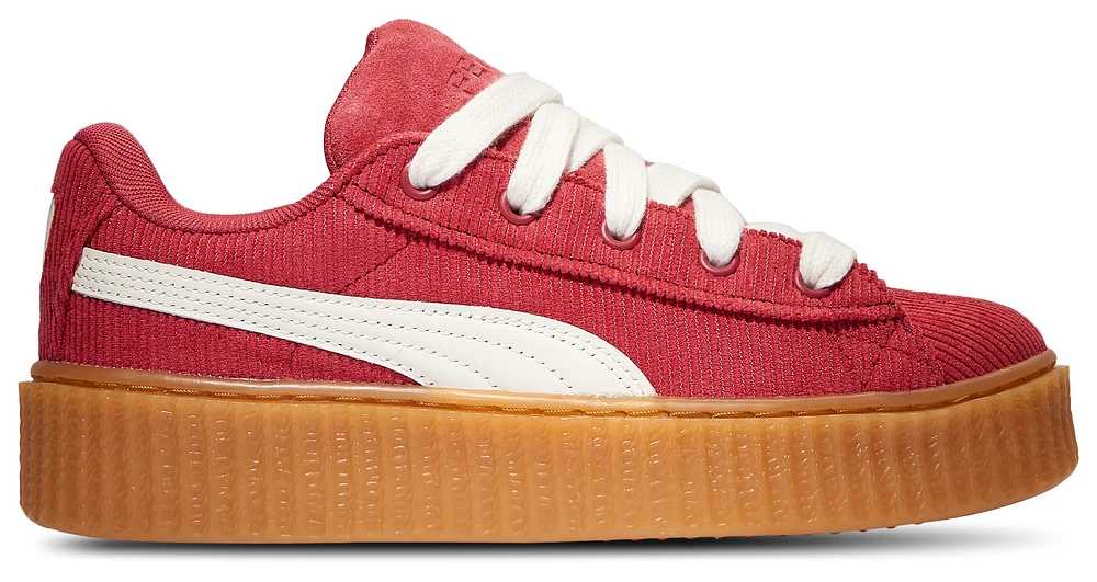 PUMA Girls Creeper Phatty Corduroy - Girls' Grade School Shoes Warm White/Club Red/Gum