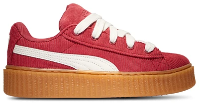 PUMA Girls Creeper Phatty Corduroy - Girls' Grade School Shoes Warm White/Club Red/Gum