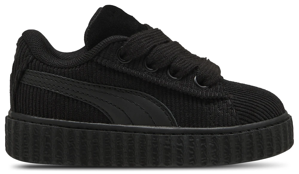 PUMA Girls Creeper Phatty Corduroy - Girls' Toddler Shoes Black/Gold
