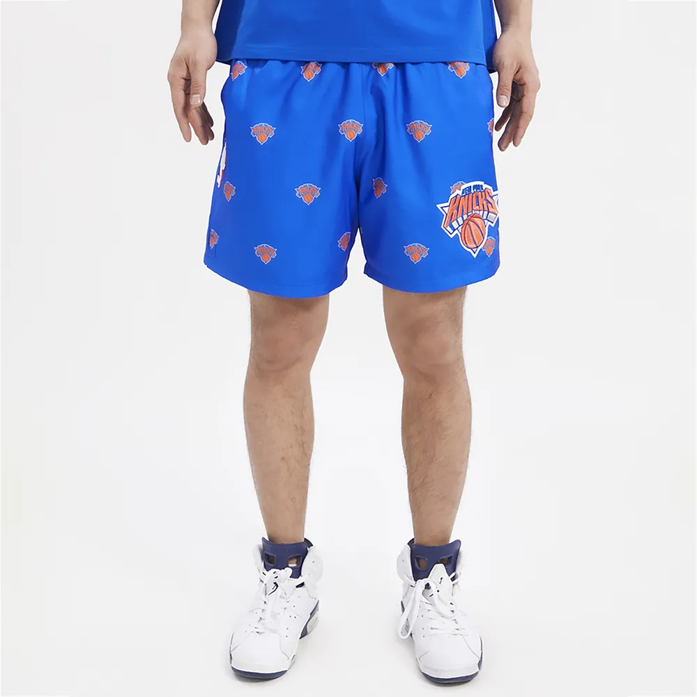 Pro Standard Mens Pro Standard Knicks Mini Logo Woven Shorts