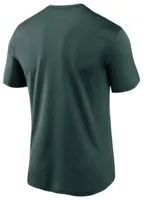 Nike Mens Nike Athletics Large Logo Legend T-Shirt - Mens Green/Green Size M