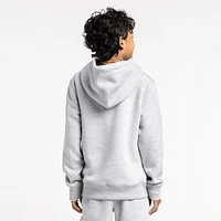 New Balance Boys Classic Fleece Hoodie - Boys' Grade School Grey Heather/White