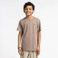 New Balance Boys Left Chest Logo T-Shirt - Boys' Grade School Mushroom