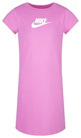 Nike Girls Club Dress - Girls' Preschool White/Pink