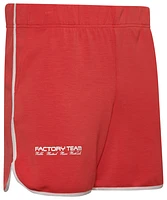 Coney Island Picnic Mens Factory Team Scallop-Hem Gym Shorts - Red/Salsa