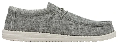 HEYDUDE Mens Wally Eco Linen - Shoes Grey/Grey