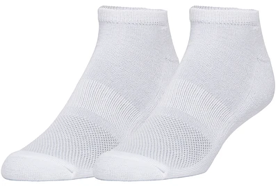 CSG CSG 6 Pack No Show XL Socks - Adult White Size XL