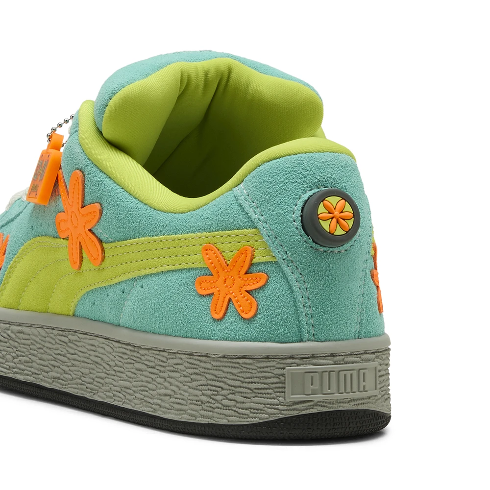 PUMA Mens Suede XL Scooby Doo - Shoes Green/Orange/Blue