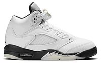 Jordan Boys Retro 5 - Boys' Grade School Shoes White/Black