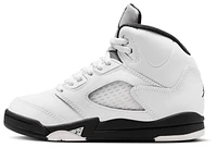 Jordan Boys Retro 5 - Boys' Preschool Shoes Black/White/Sail