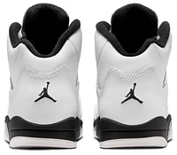 Jordan Boys Retro 5 - Boys' Preschool Shoes Black/White/Sail