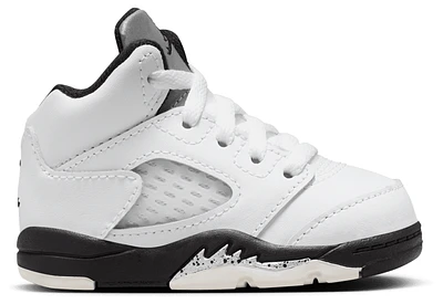 Jordan Boys Retro 5 - Boys' Toddler Basketball Shoes White/Black/Sail