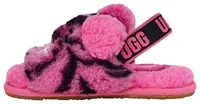 UGG Girls Fluff Yeah Boots - Girls' Toddler Black/Pink