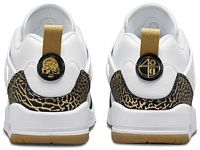 Jordan Mens Spizike Low GL - Basketball Shoes White/Black/Gold