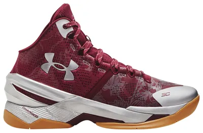 Under Armour Mens Curry 2 Retro - Basketball Shoes Brown/Silver/Gum