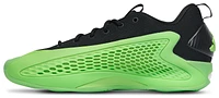 adidas Mens Anthony Edwards 1 Low - Basketball Shoes Core Black/Lucid Lime/Aurora Ink