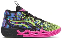 PUMA Mens Lamelo Ball MB.04 Heem - Shoes Black/Luminous Pink/Electric Lime