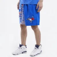 Pro Standard Mens Blue Jays Mesh Woven Shorts