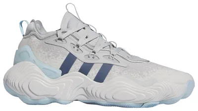 adidas Mens Trae Young 3 - Basketball Shoes Grey/Blue/Grey