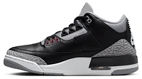 Jordan Mens Retro 3 - Basketball Shoes Black/Grey/Red