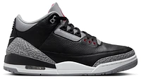 Jordan Mens Retro 3 - Basketball Shoes Black/Grey/Red