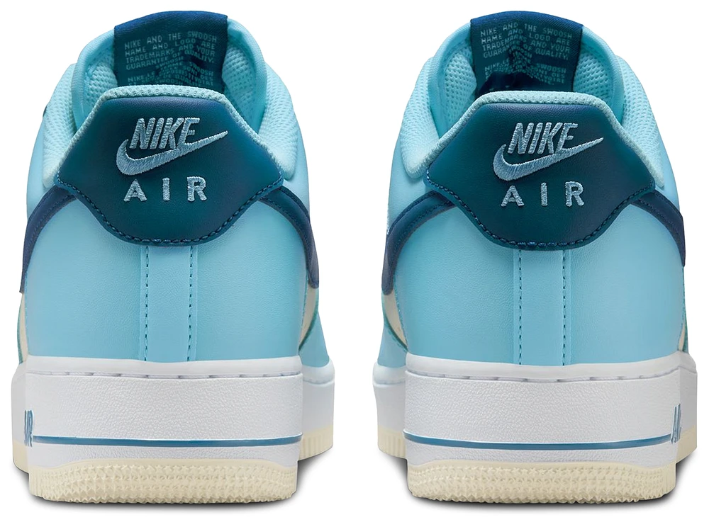 Nike Mens Air Force 1 07' OH - Basketball Shoes Blue/Beige/White
