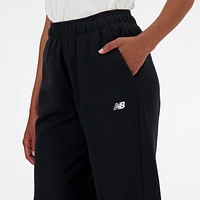 New Balance Womens Sport Essentials Fleece Joggers - Black