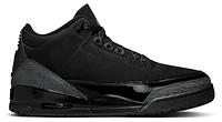 Jordan Mens Jordan Retro 3 - Mens Basketball Shoes Black/Dark Charcoal/White Size 08.0