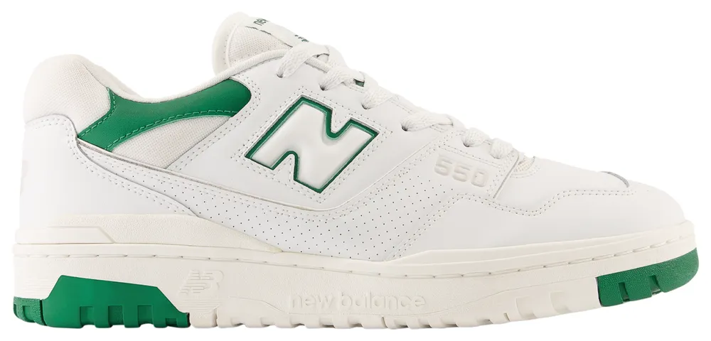 New Balance Mens New Balance BB550 - Mens Basketball Shoes Green/White Size 13.0