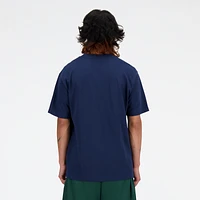 New Balance Mens Rooted Sport T-Shirt - Navy/Gray