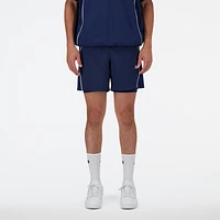 New Balance Mens Hoops On-Court 2In1 Shorts - Navy/White