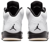 Jordan Mens Retro 5 - Shoes Black/Silver/White