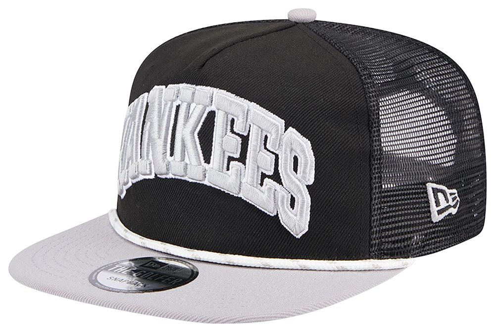 New Era Yankees Golfer Throwback Snapback  - Men's