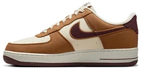 Nike Mens Nike Air Force 1 07 LV8 - Mens Basketball Shoes Maroon/Beige Size 08.5