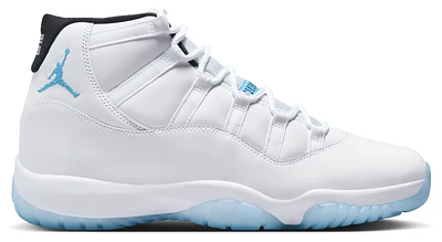 Jordan Mens Retro 11 - Basketball Shoes White/Carolina/Black