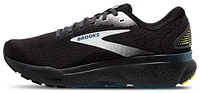 Brooks Mens Brooks Ghost 16 - Mens Shoes Ebony/Black/Blue Size 10.0