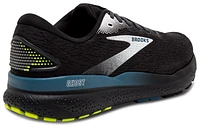 Brooks Mens Brooks Ghost 16 - Mens Shoes Ebony/Black/Blue Size 10.0