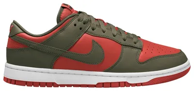 Nike Mens Dunk Low Retro - Shoes Green/Red/White